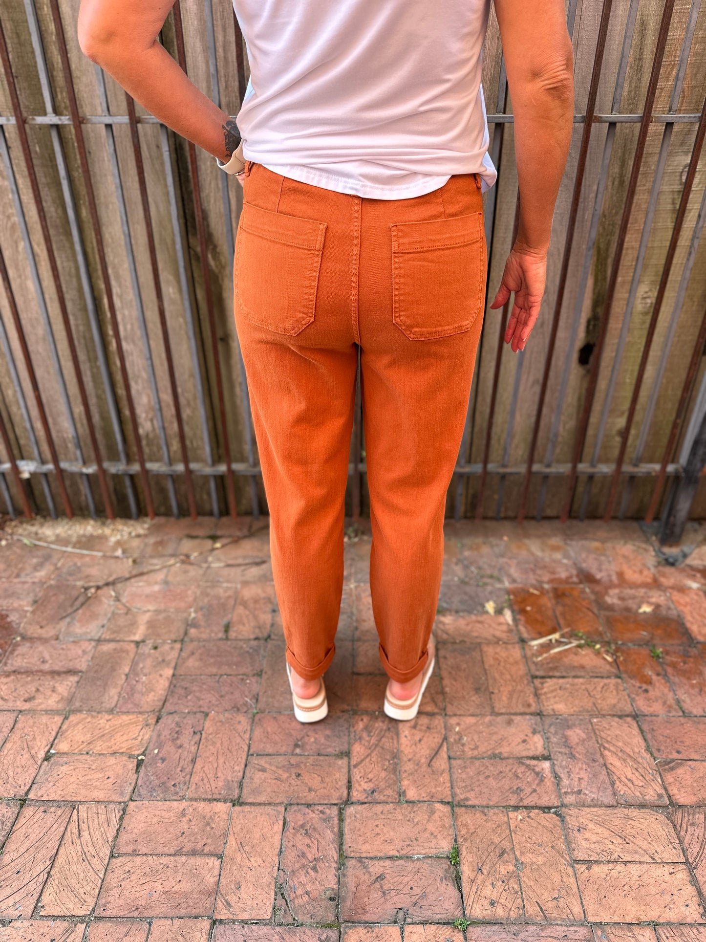AUB ORANGE JOGGERS