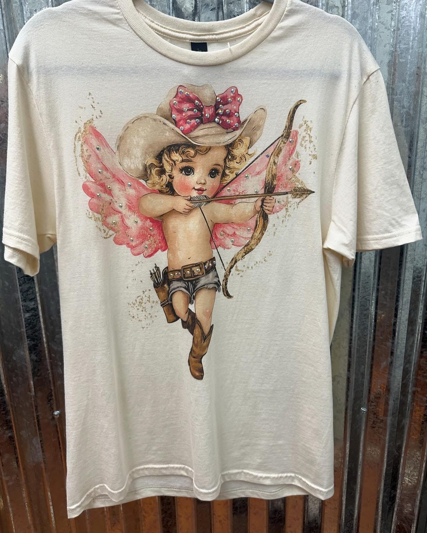 COWGIRL CUPID BLING T