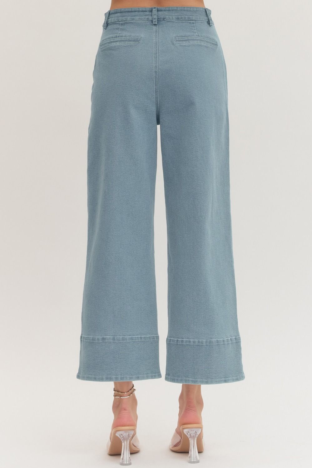 DENIM WIDE LEG PANT