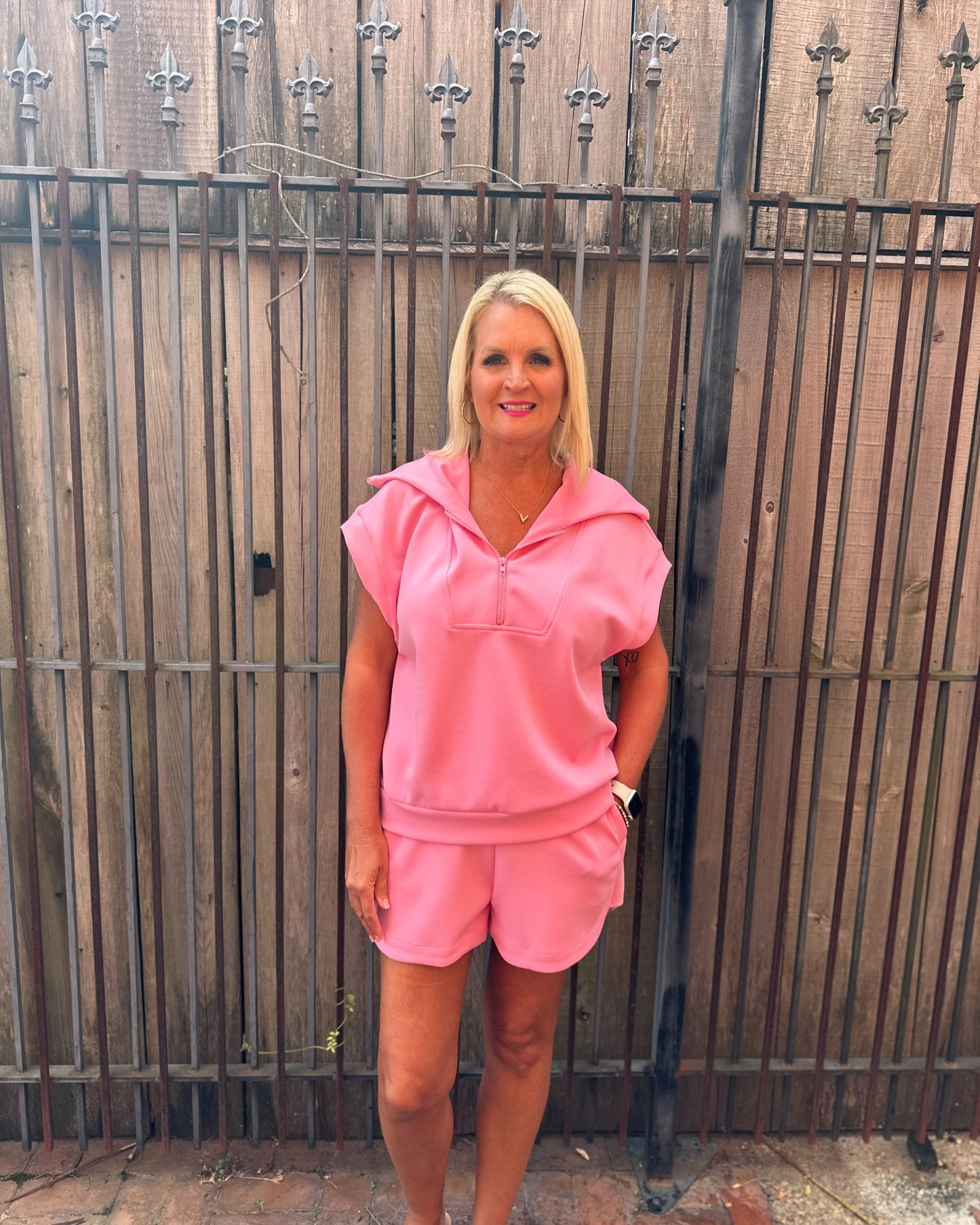 PUNCH HALF ZIP UP SET