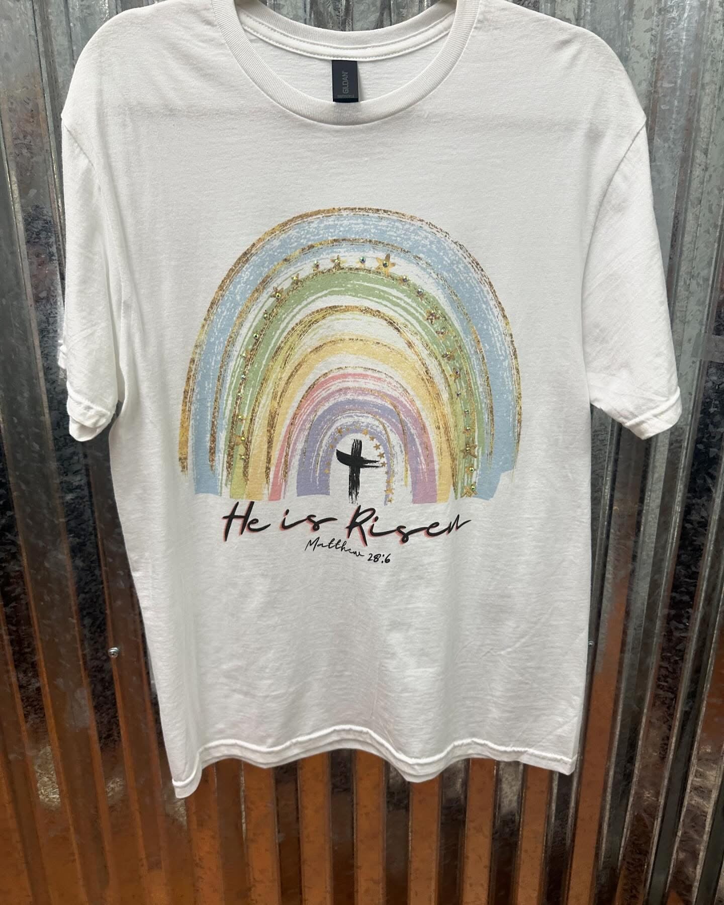 HE IS RISEN W/BLING