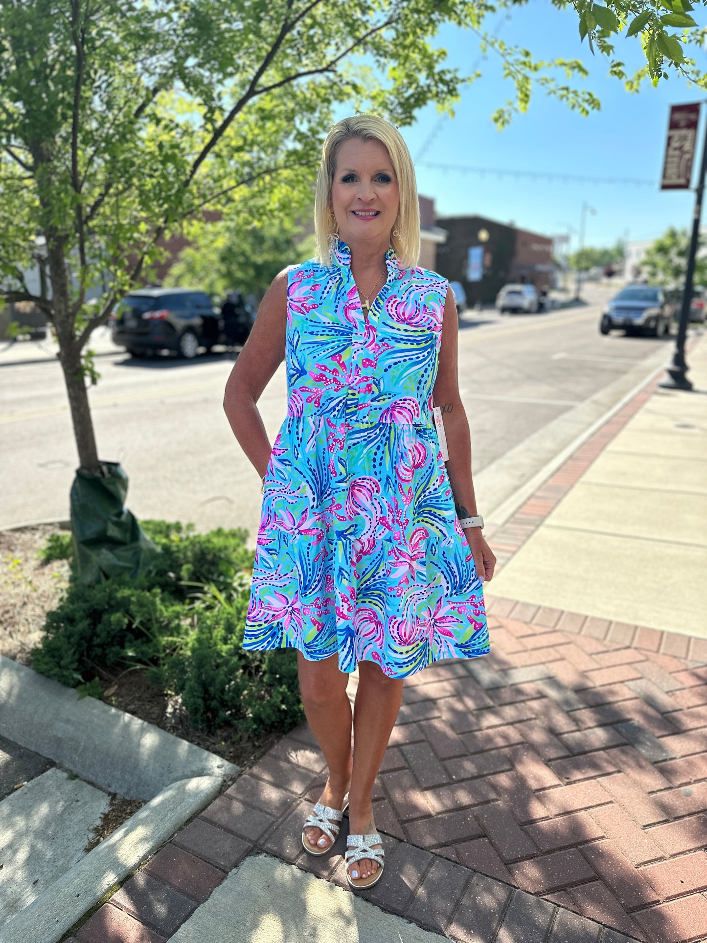 LAISON TIRED DRESS