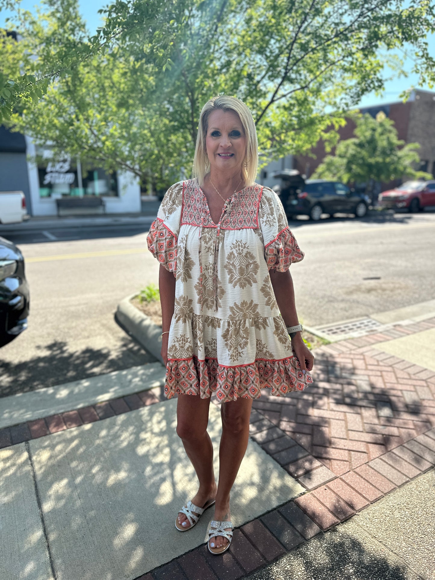 LATTE MIX MINI DRESS