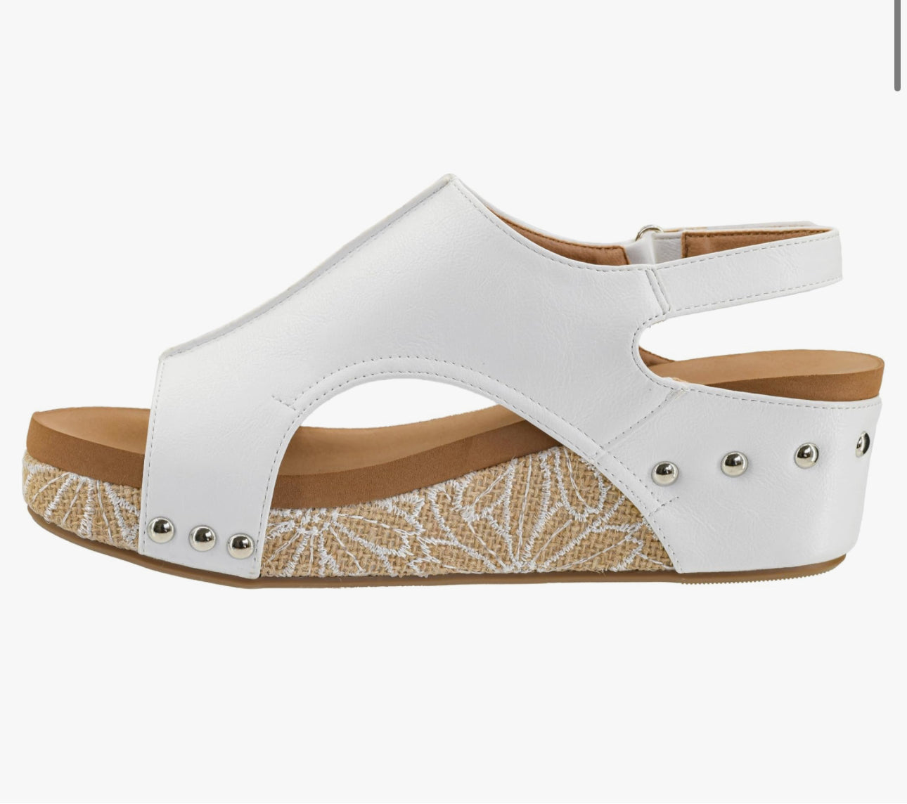VOLTA II WHITE COMBO WEDGE