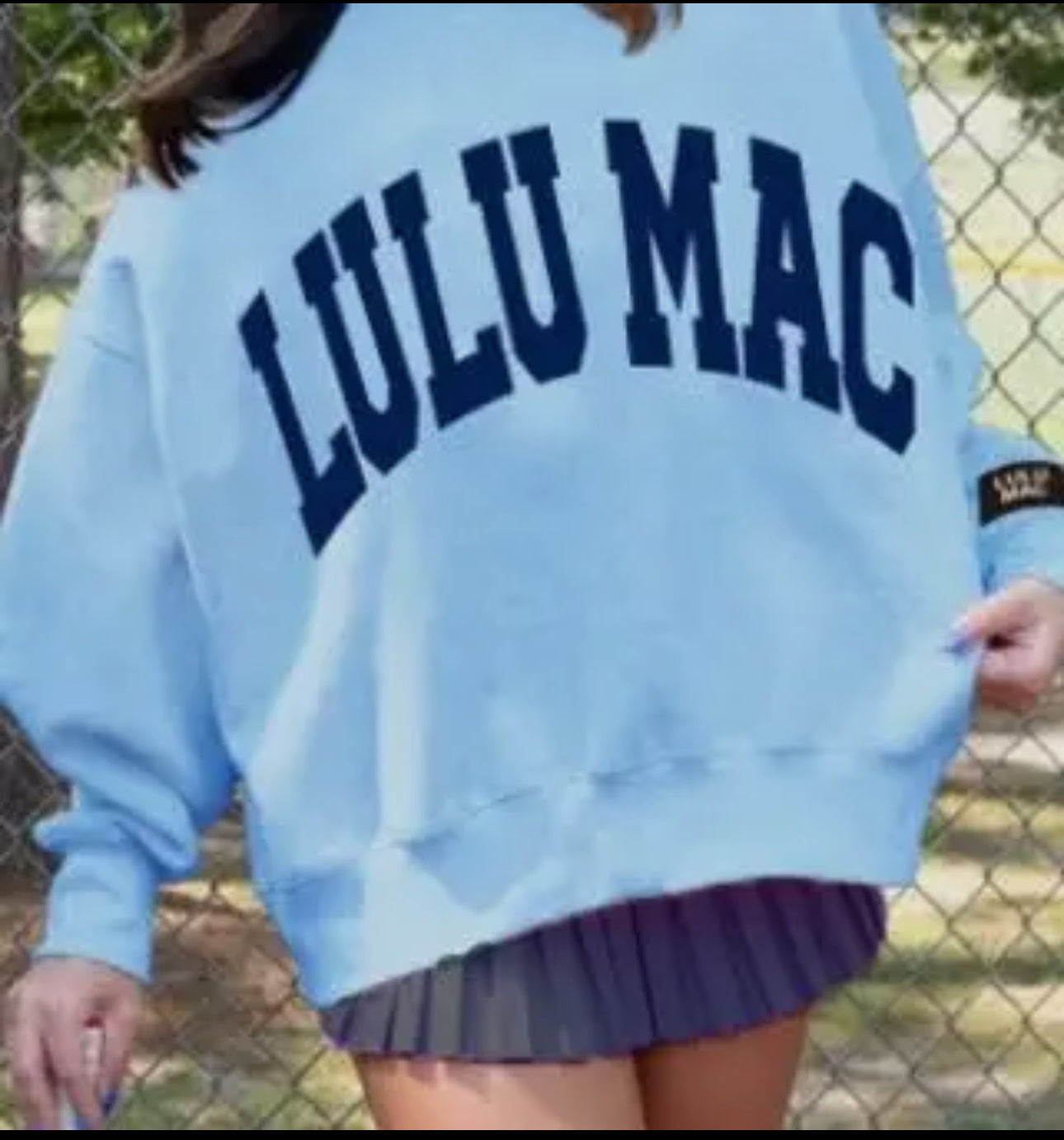 LULU MAC BABY BLUE/NAVY
