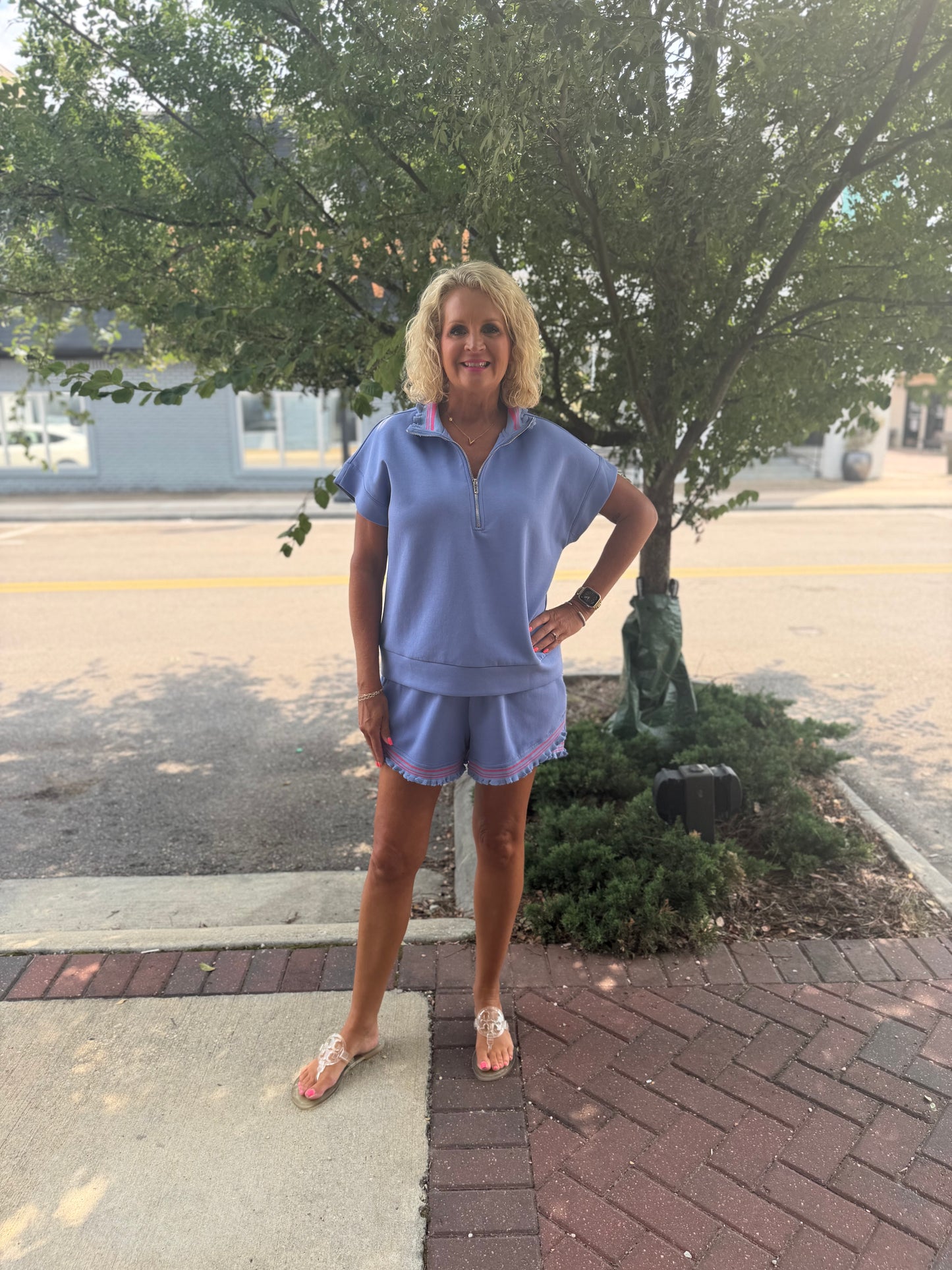 Periwinkle Short Set