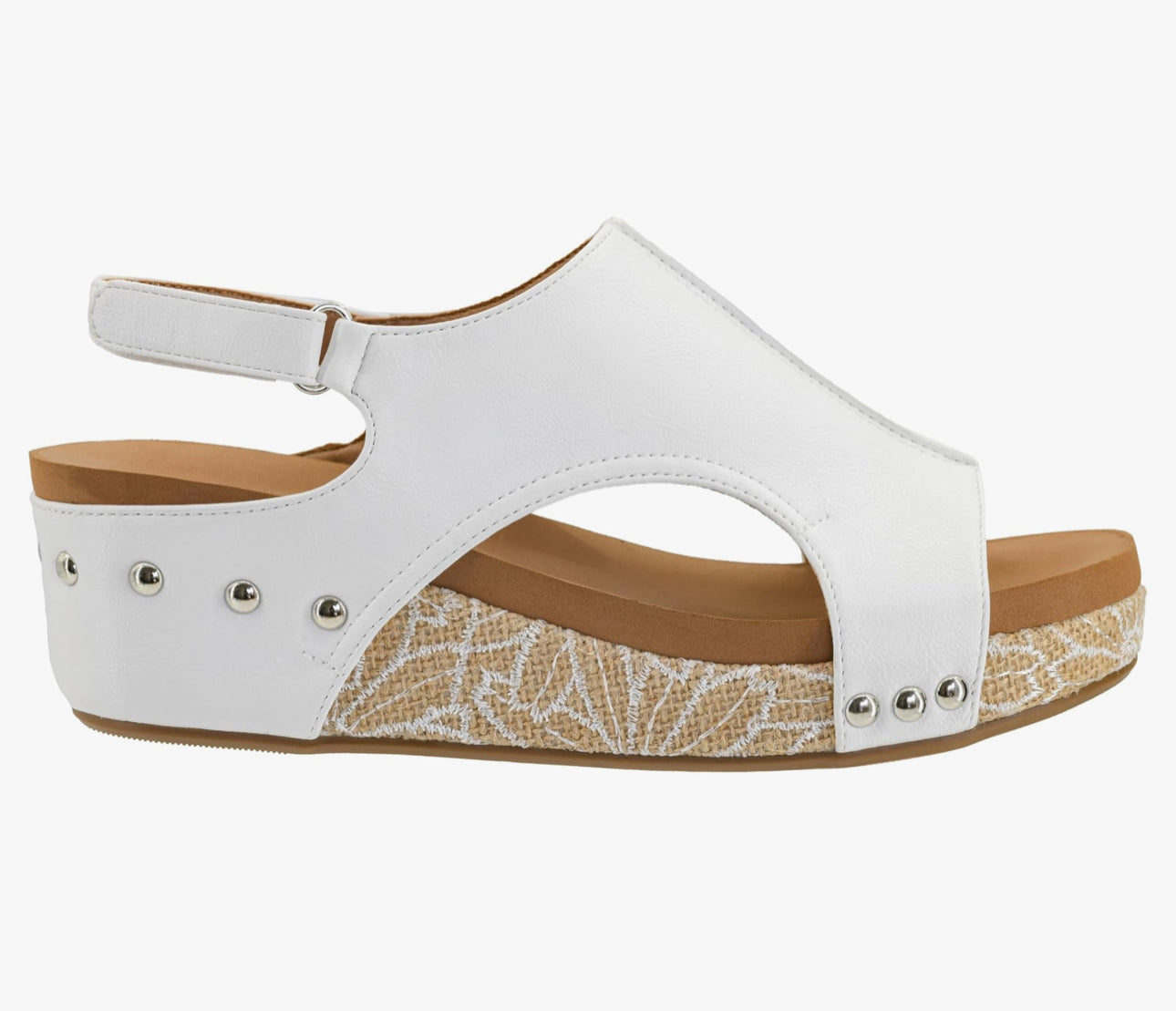 VOLTA II WHITE COMBO WEDGE