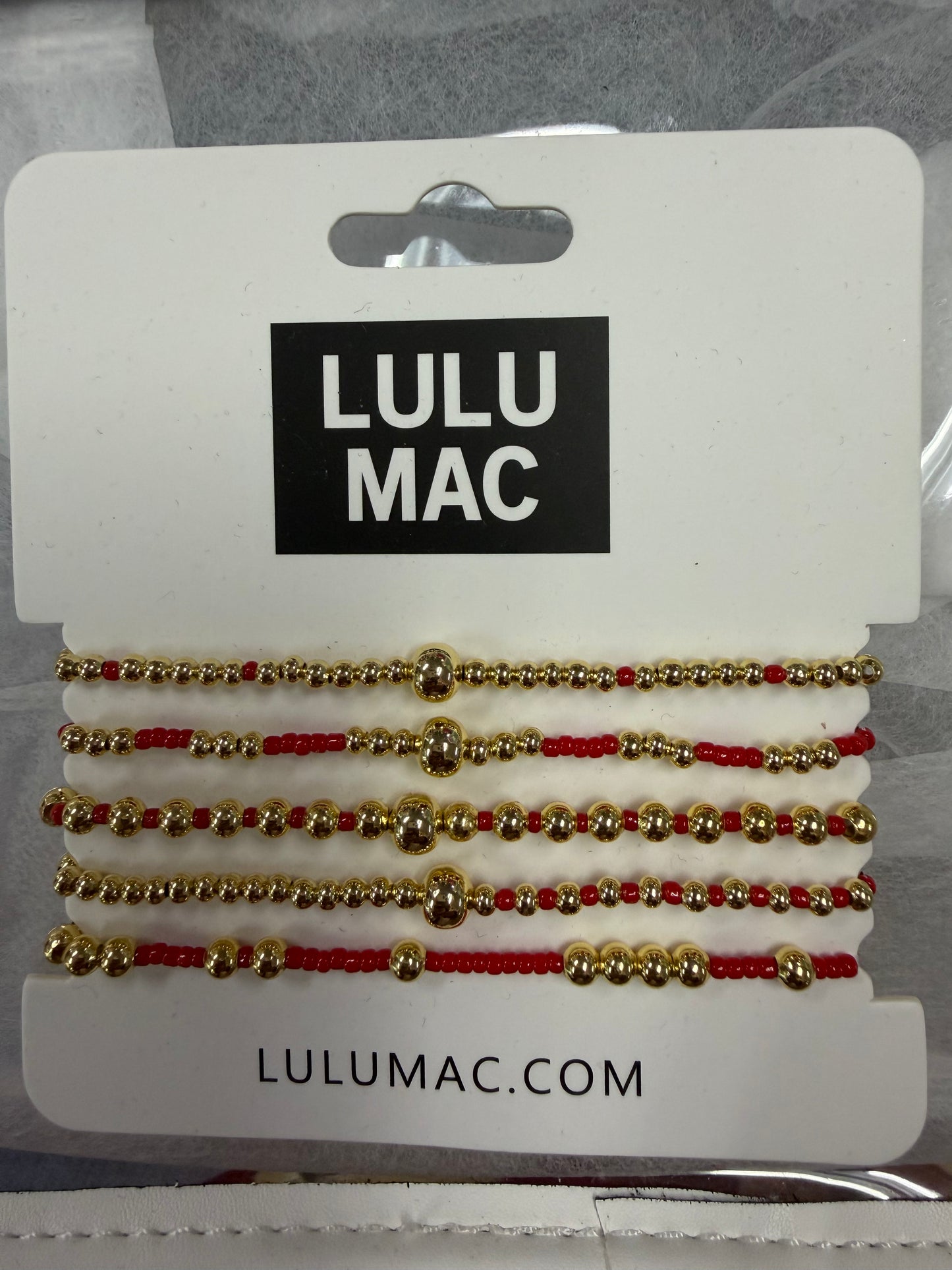 LULU MAC RED BRACELET 5