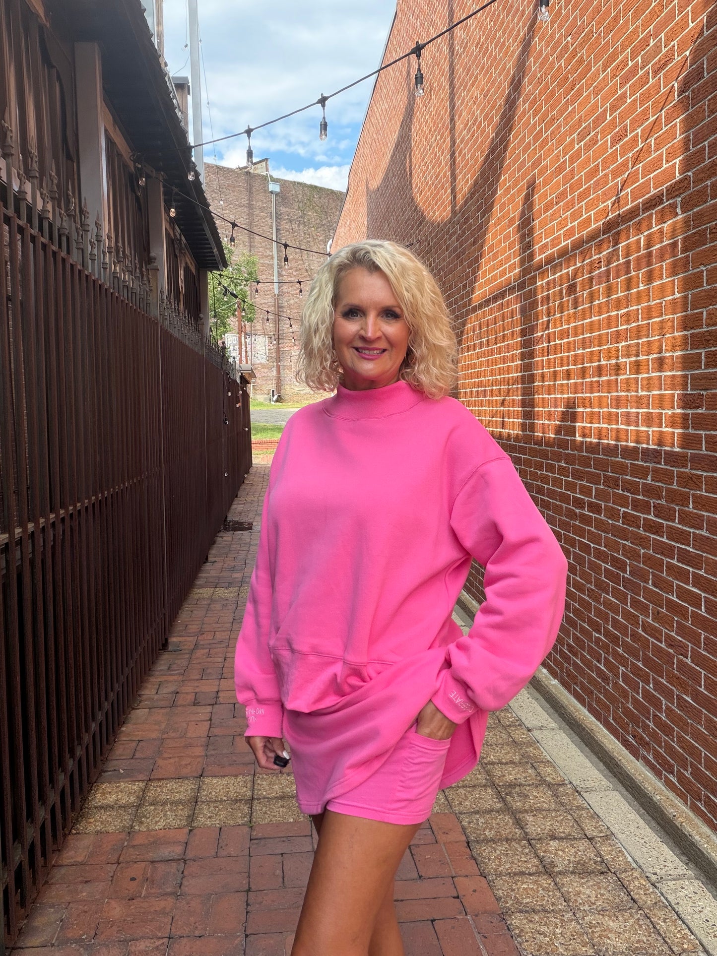 BUBBLEGUM EVERFLEECE SKORT SET