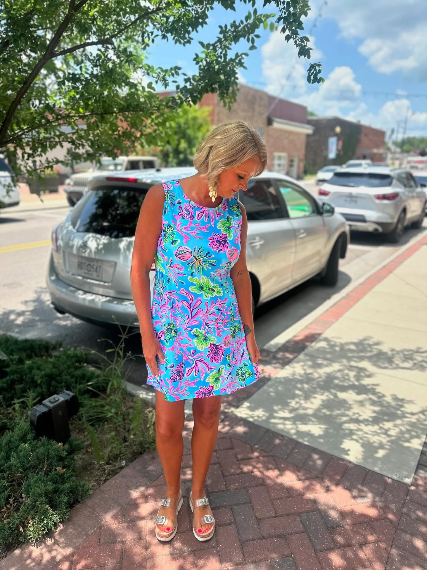 SKY TRACEY DRESS W/SH