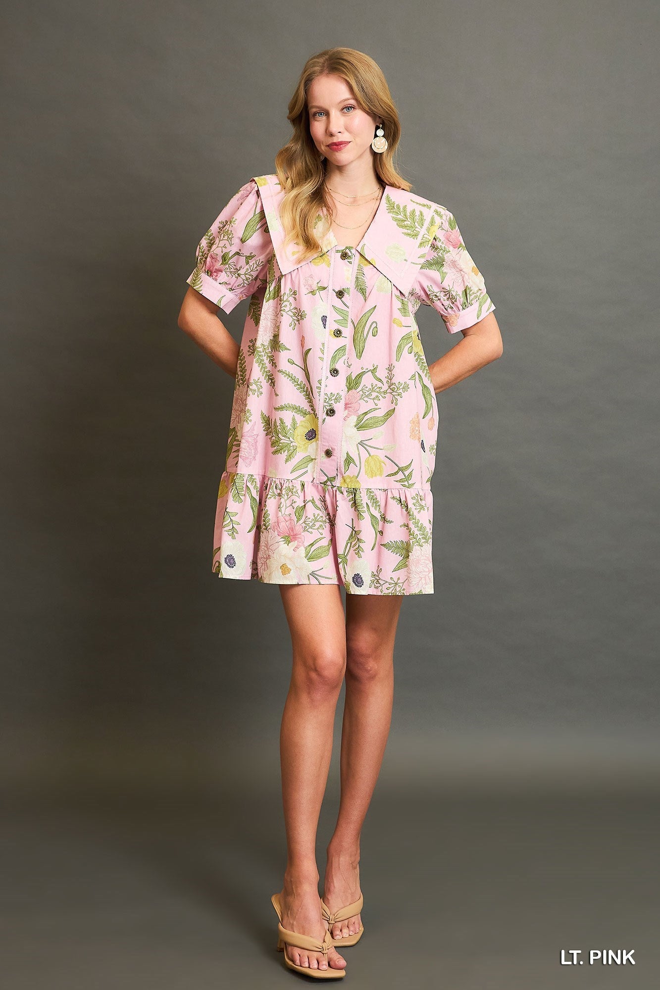 FLORAL BABYDOLL DRESS