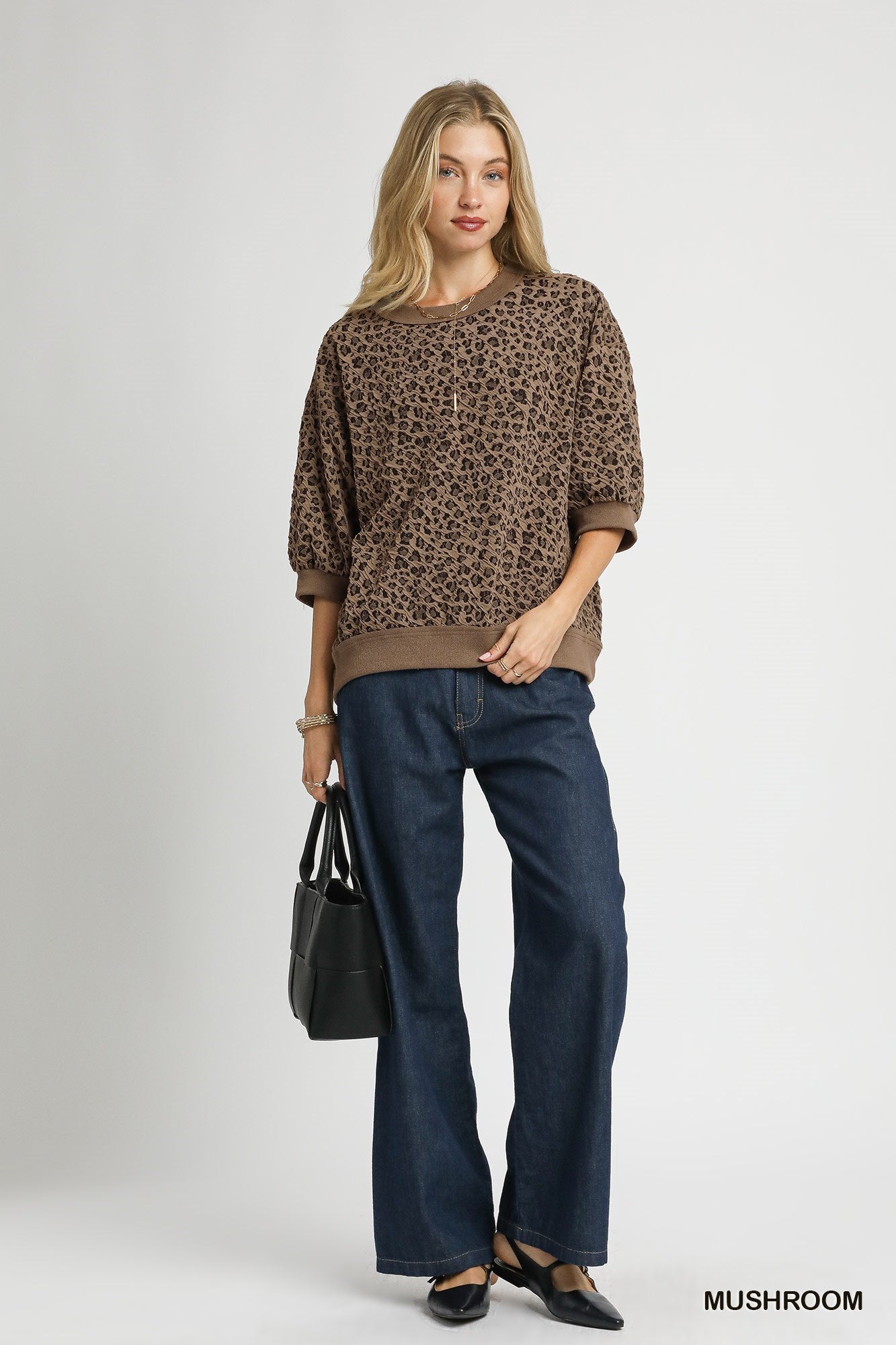 Knit Puff Sleeve Top