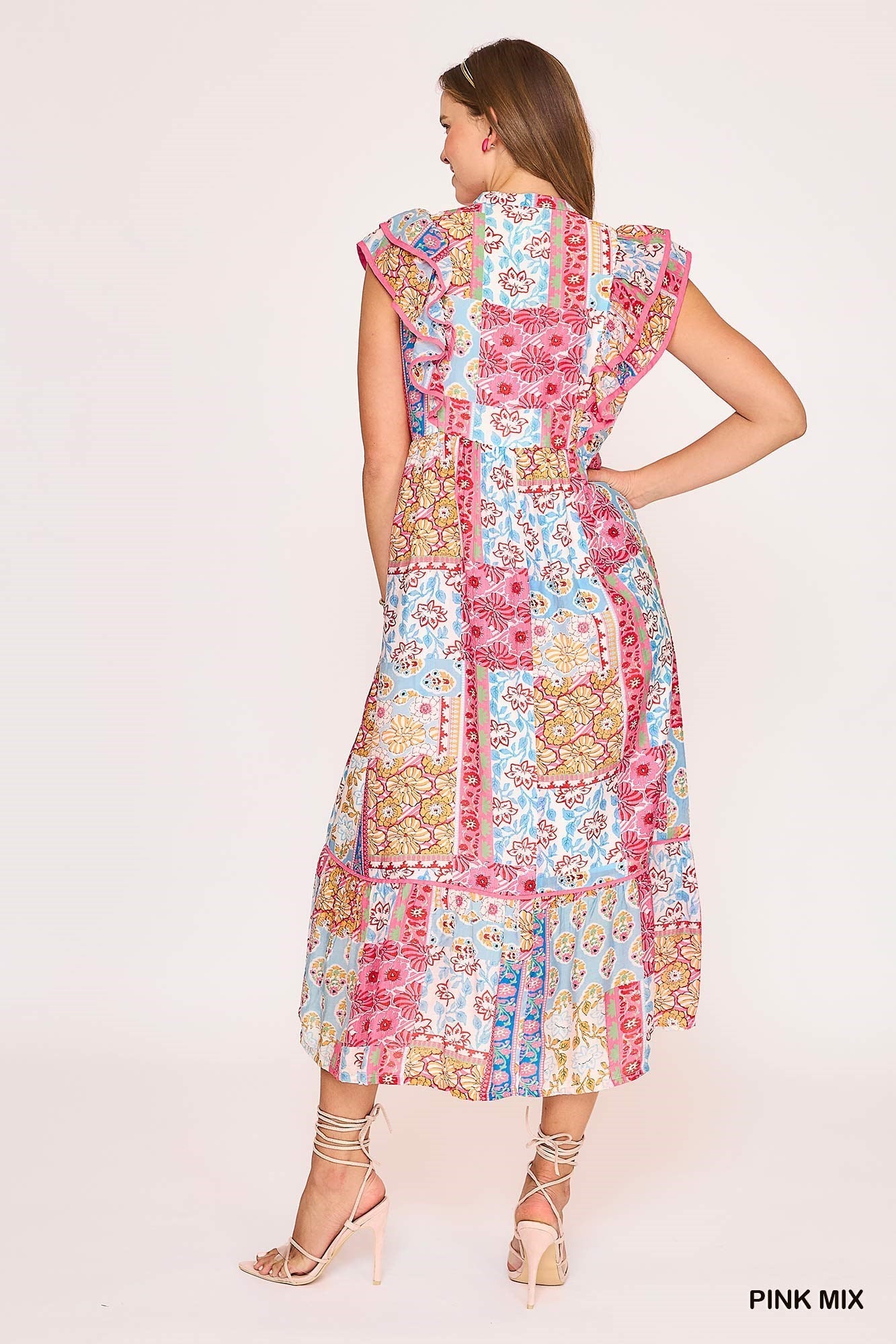 PINK FLORAL MIX MAXI