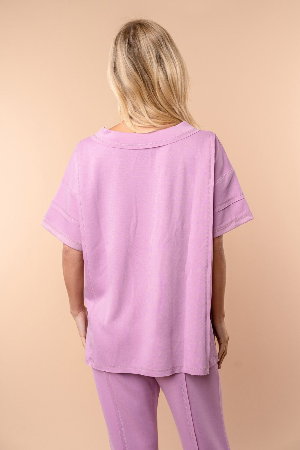 +LILAC OVERSIZED TOP