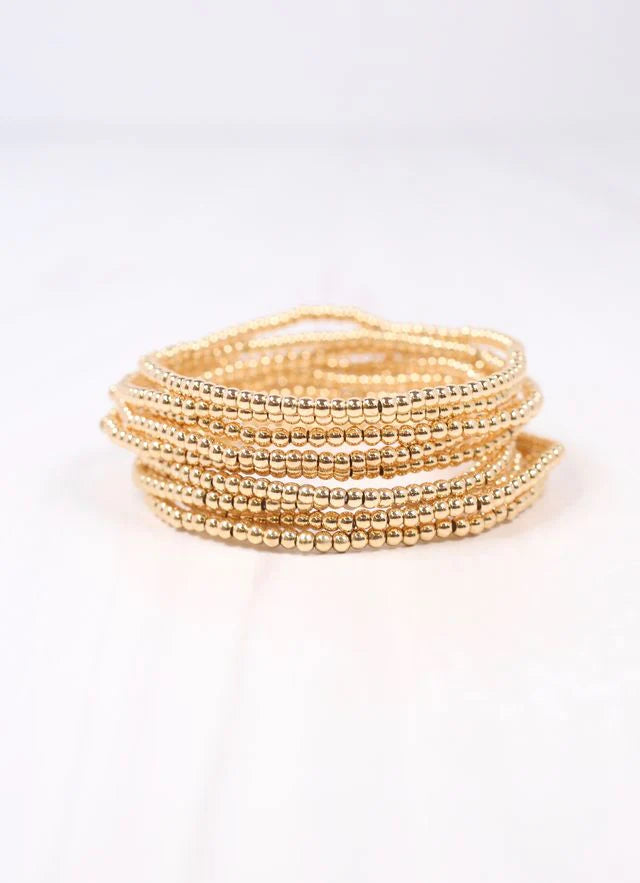 GOLD SAMUELS BRACLET SET