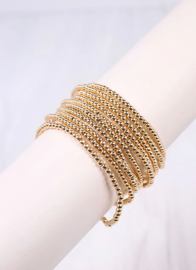 GOLD SAMUELS BRACLET SET
