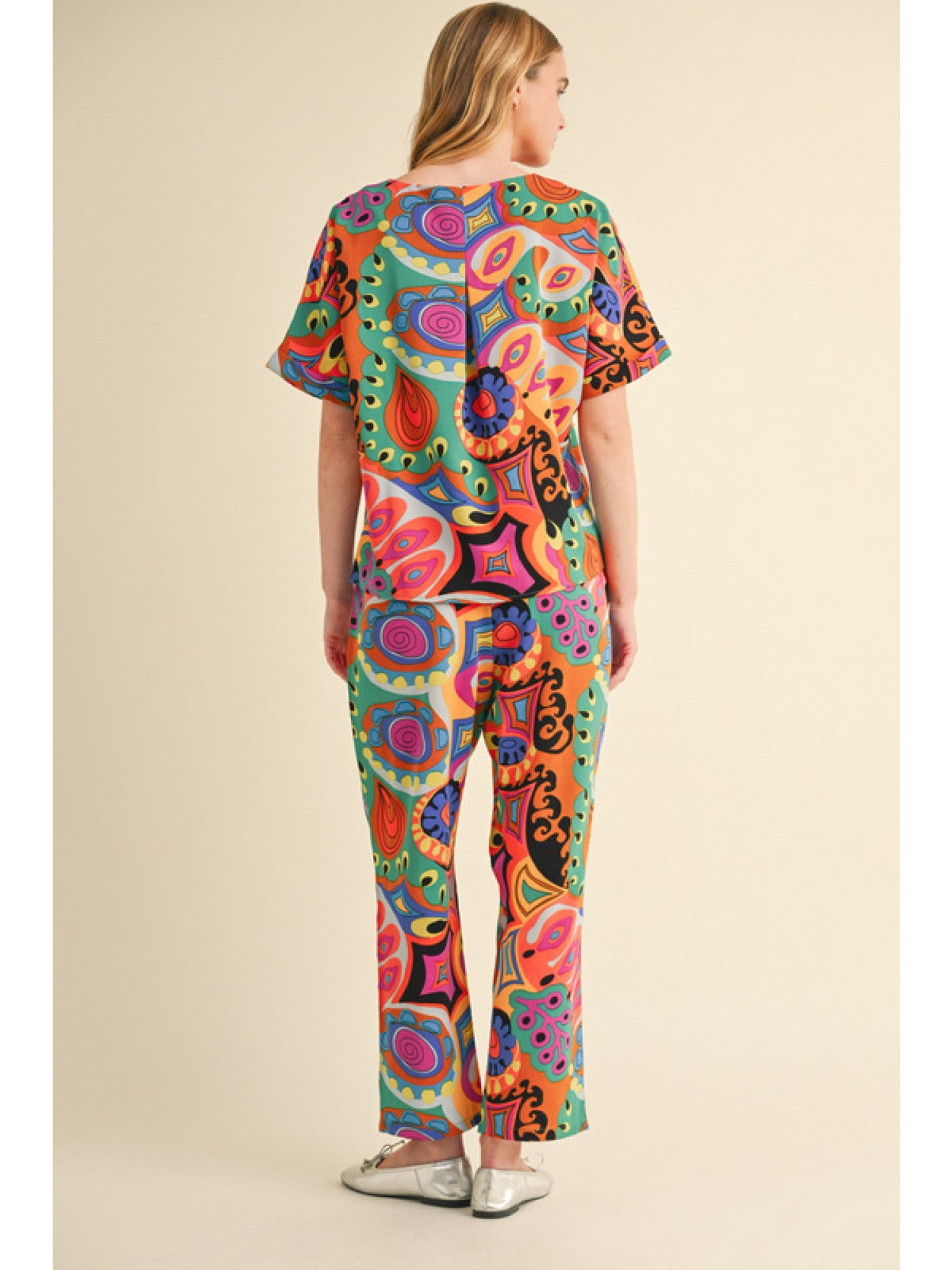 GREEN MIX LOUNGEWEAR SET