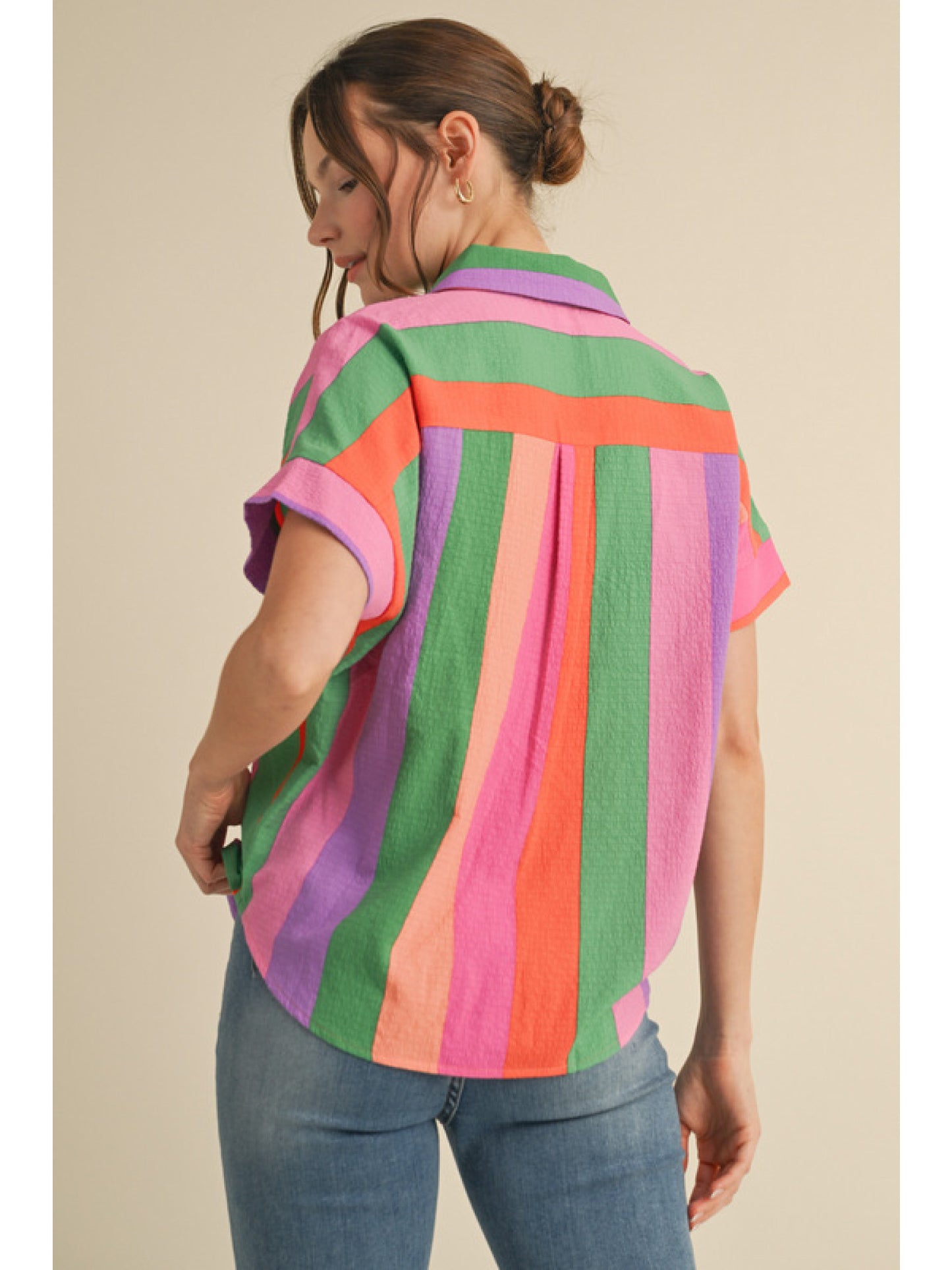 Multicolor Stripes Top