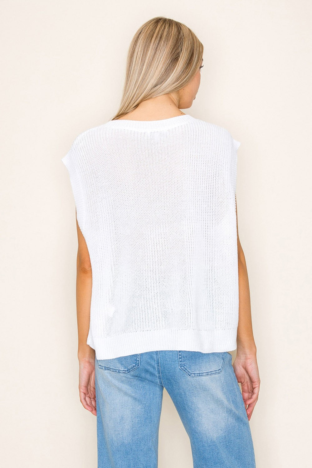 WHITE SEQUIN FLAG