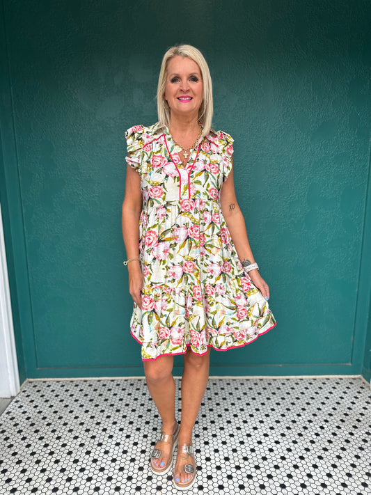 CORAL PINK DRESS