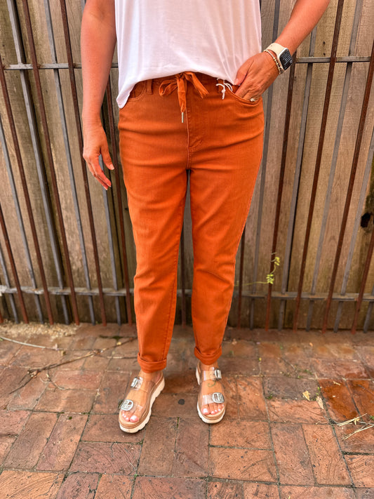 AUB ORANGE JOGGERS