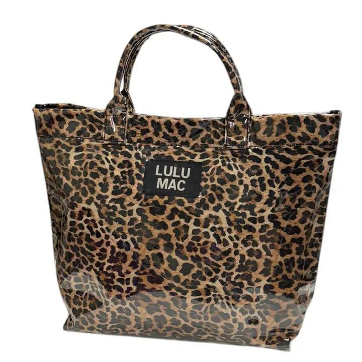 LULU MAC TOTE BAG LEOPARD