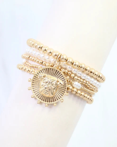 Carmen Coin Beaded Bracelet