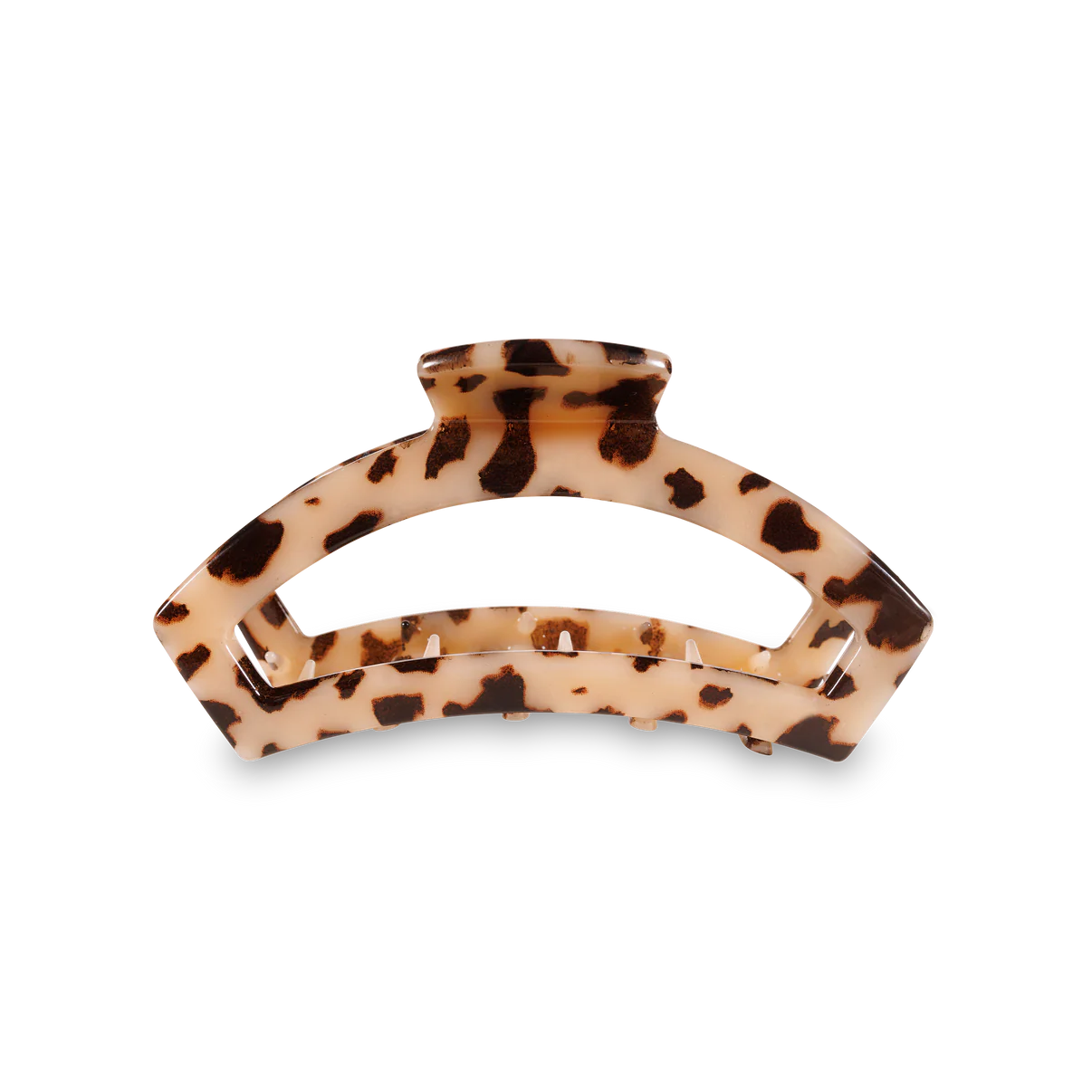 TELETIES Open Medium Blonde Tortoise Clip