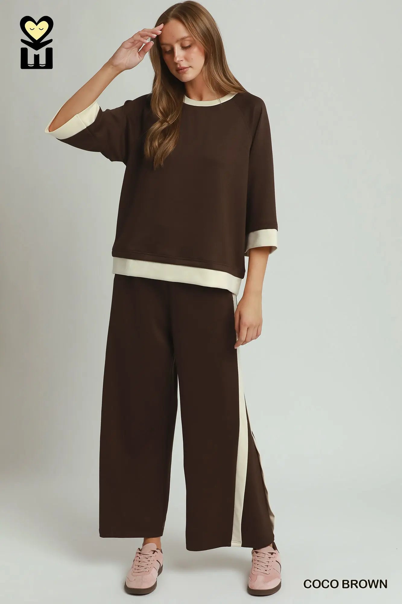 COCO BROWN LUXEKNIT Colorblock SET