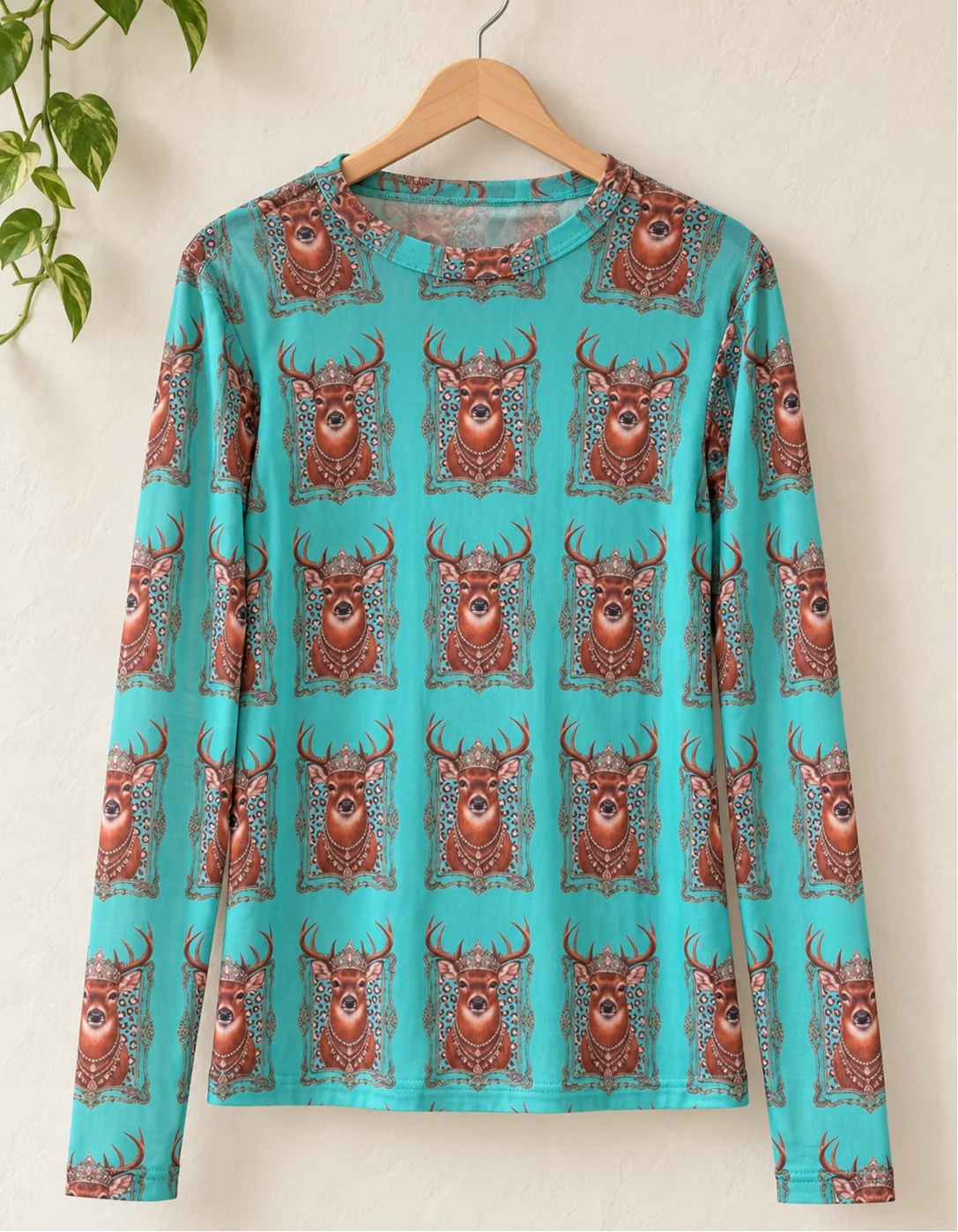DEER W/ BLING CROWN &FRAME