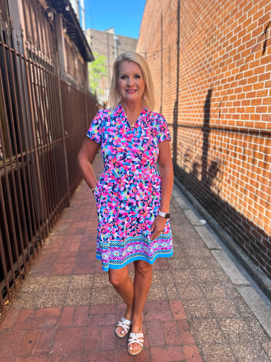 NATALIA TIERED DRESS