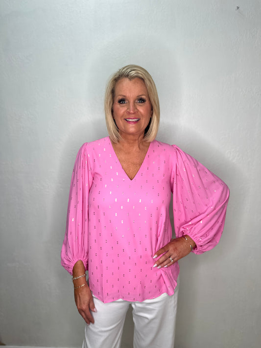 ORCHID PINK/GOLD TOP