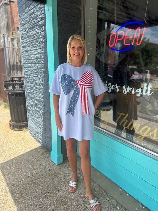 SKY BLUE AMERICAN FLAG DR