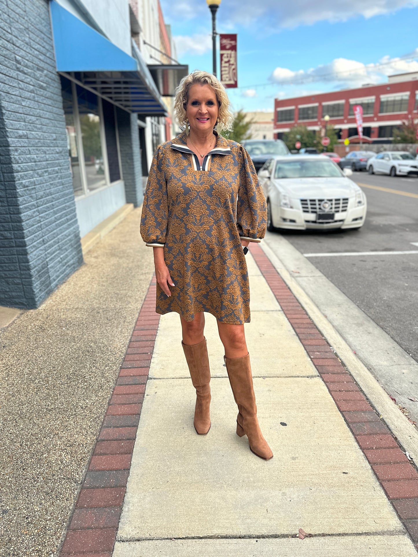 TOFFEE BOHO PATTERN DR