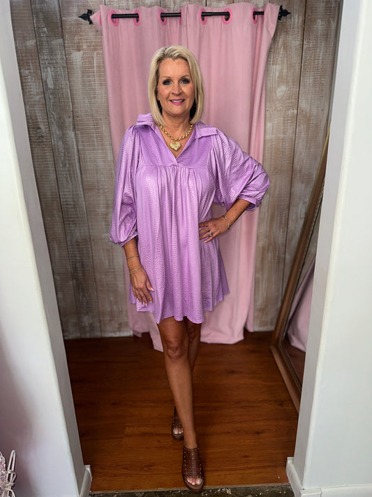 LILAC MAMBA RUFFLE DR