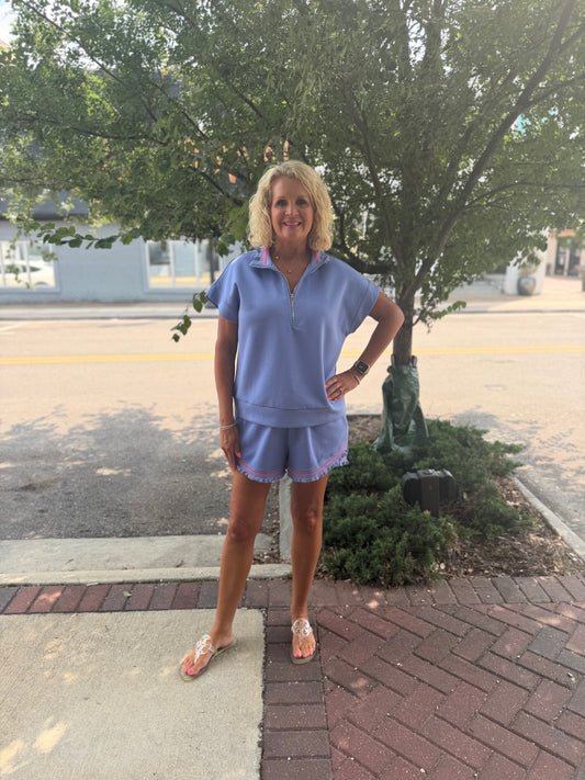 Periwinkle Short Set