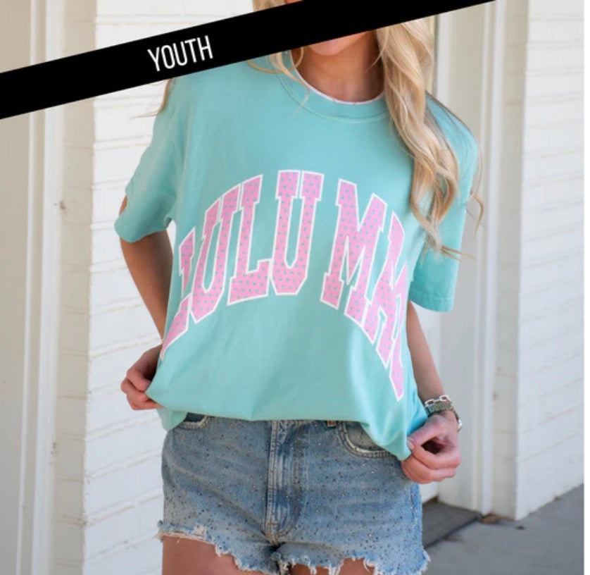 LULU MAC MINT YOUTH TEE