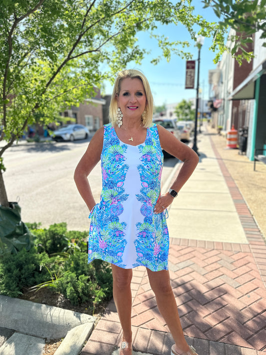 AMARI SKIRTED ROMPER