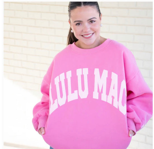 LULU MAC PINK W/LIGHT PINK