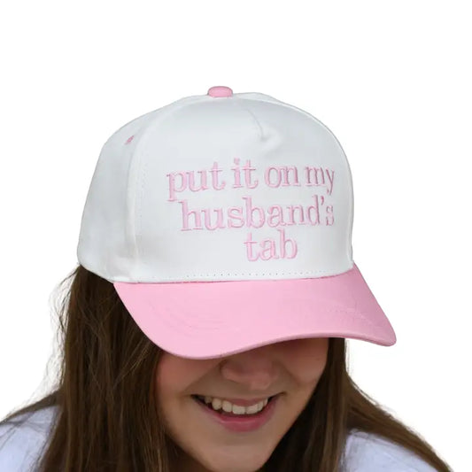 LuluMac Husbands Tab Pink Hat