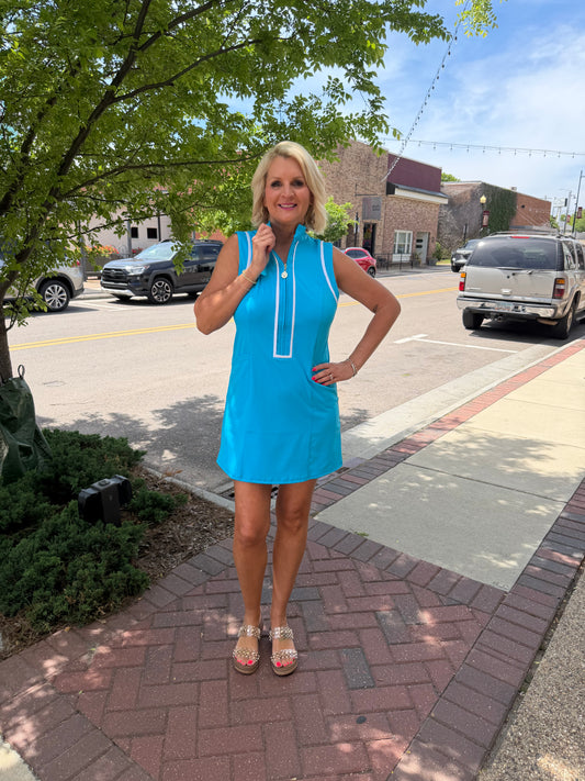 HAWIIAN BLUE Samara  Dress