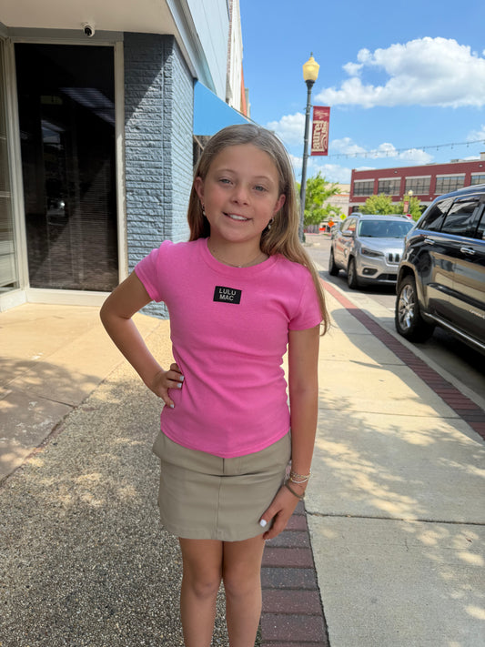 LULU MAC BUBBLEGUM YOUTH TOP