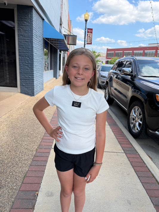 LULU MAC YOUTH WHITE TOP