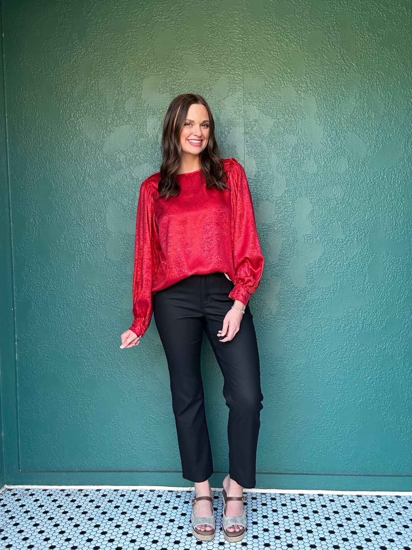 RED BALLOON SL METALLIC TOP