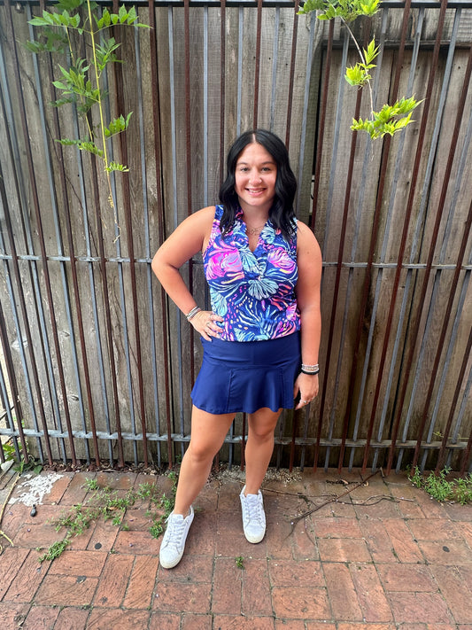 RUFFLE SKORT