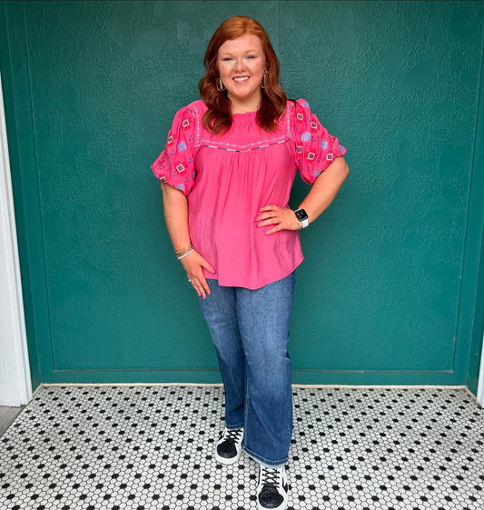 +ROSE PINK TOP