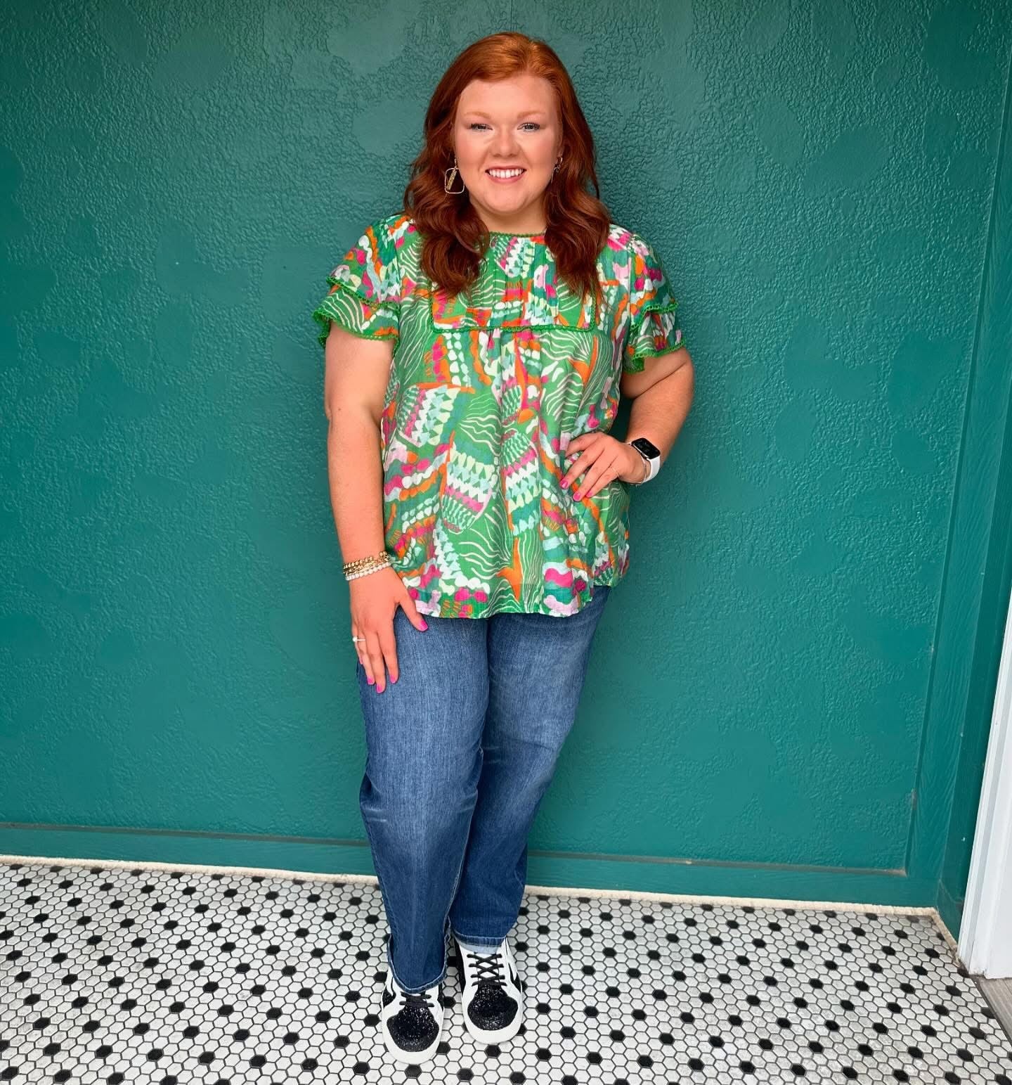 +GREEN MIX TOP
