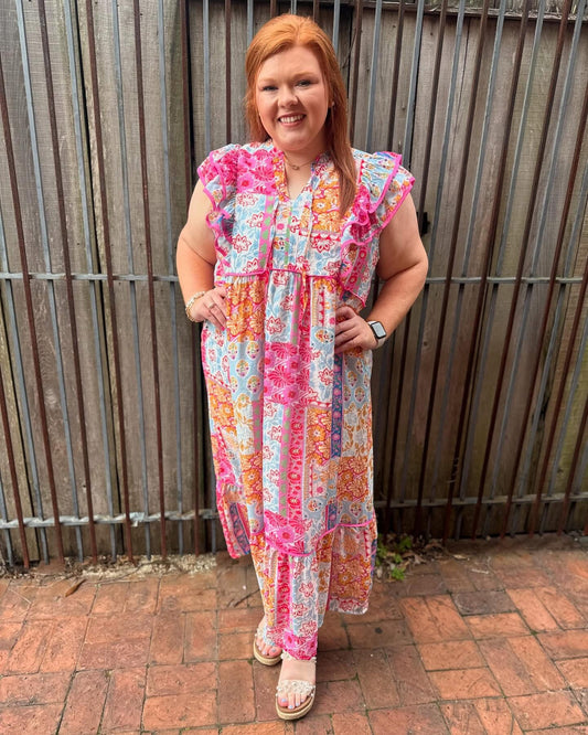 +PINK MIX PATCHWORK MIDI