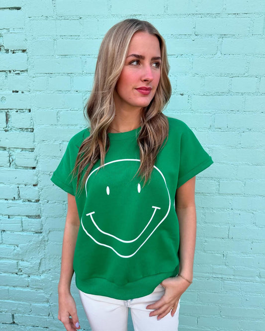 KELLY GREEN SMILE FACE