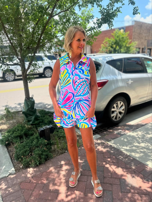 PINK CANDACE DRESS W/SH